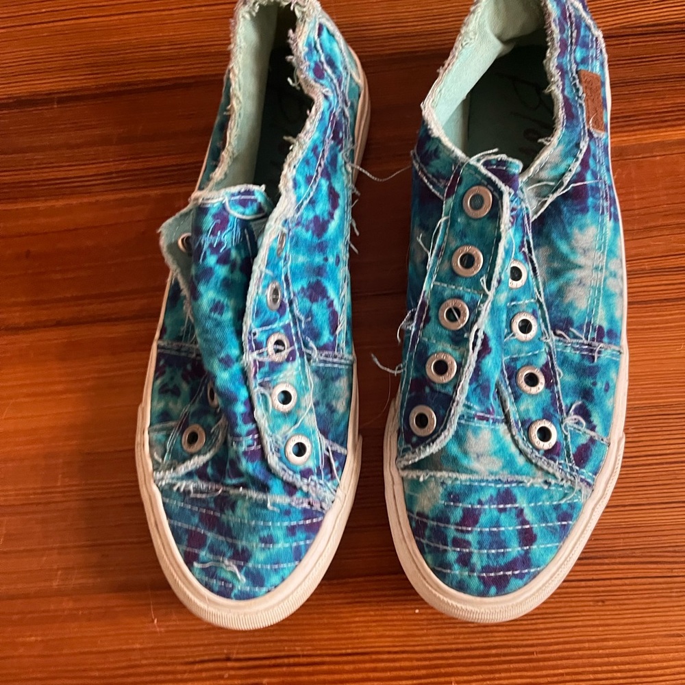 Blowfish Blue Tie-Dye Sneakers